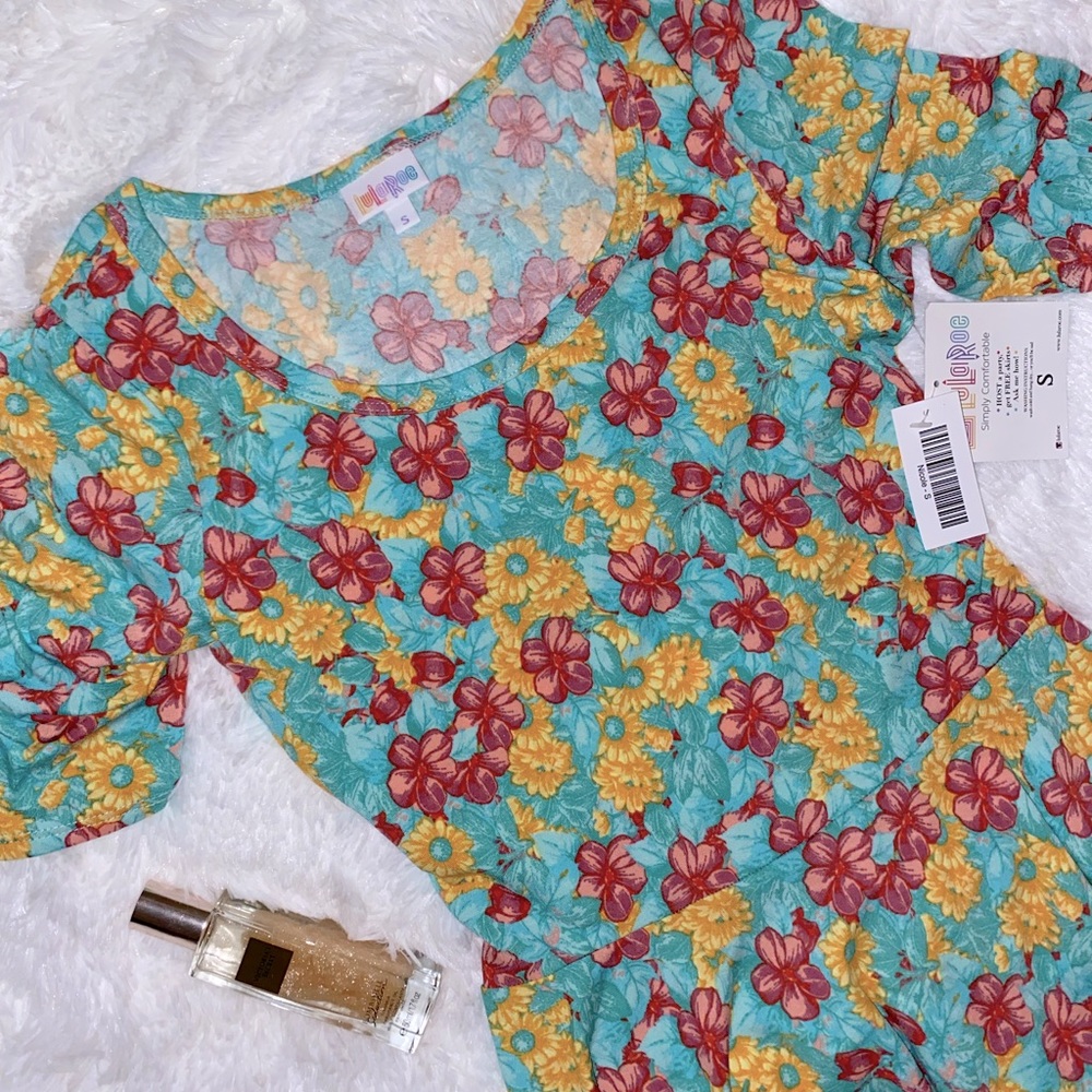 l u l a r o e || midi floral dress · · · small nwt